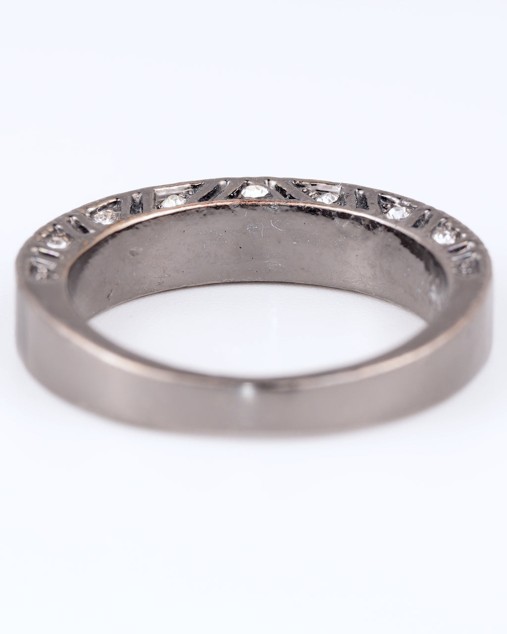 Vintage Bandring im Art-Déco-Stil mit funkelndem Prinzessschliff