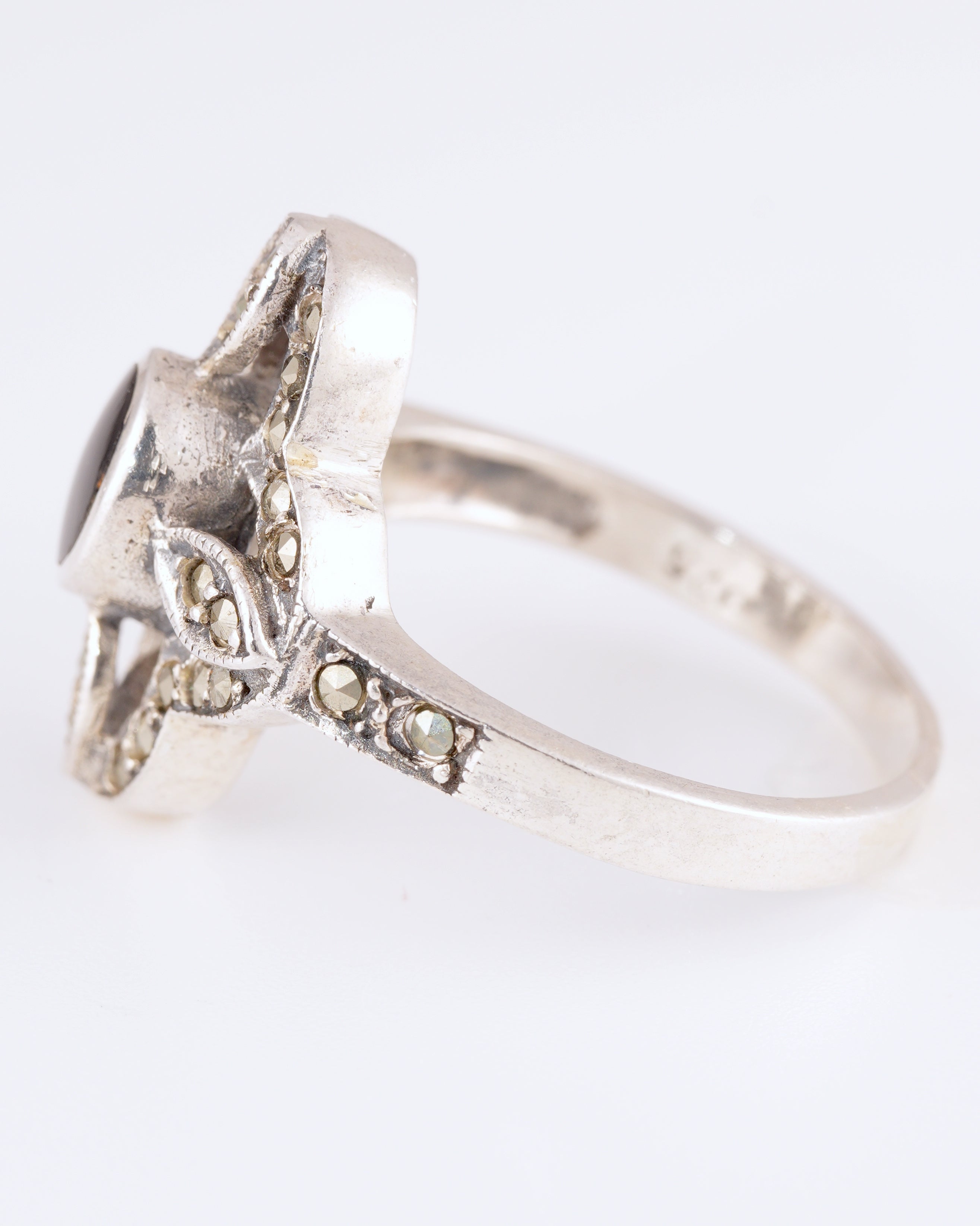Eleganter Vintage Statement-Ring im Art-Deco-Stil