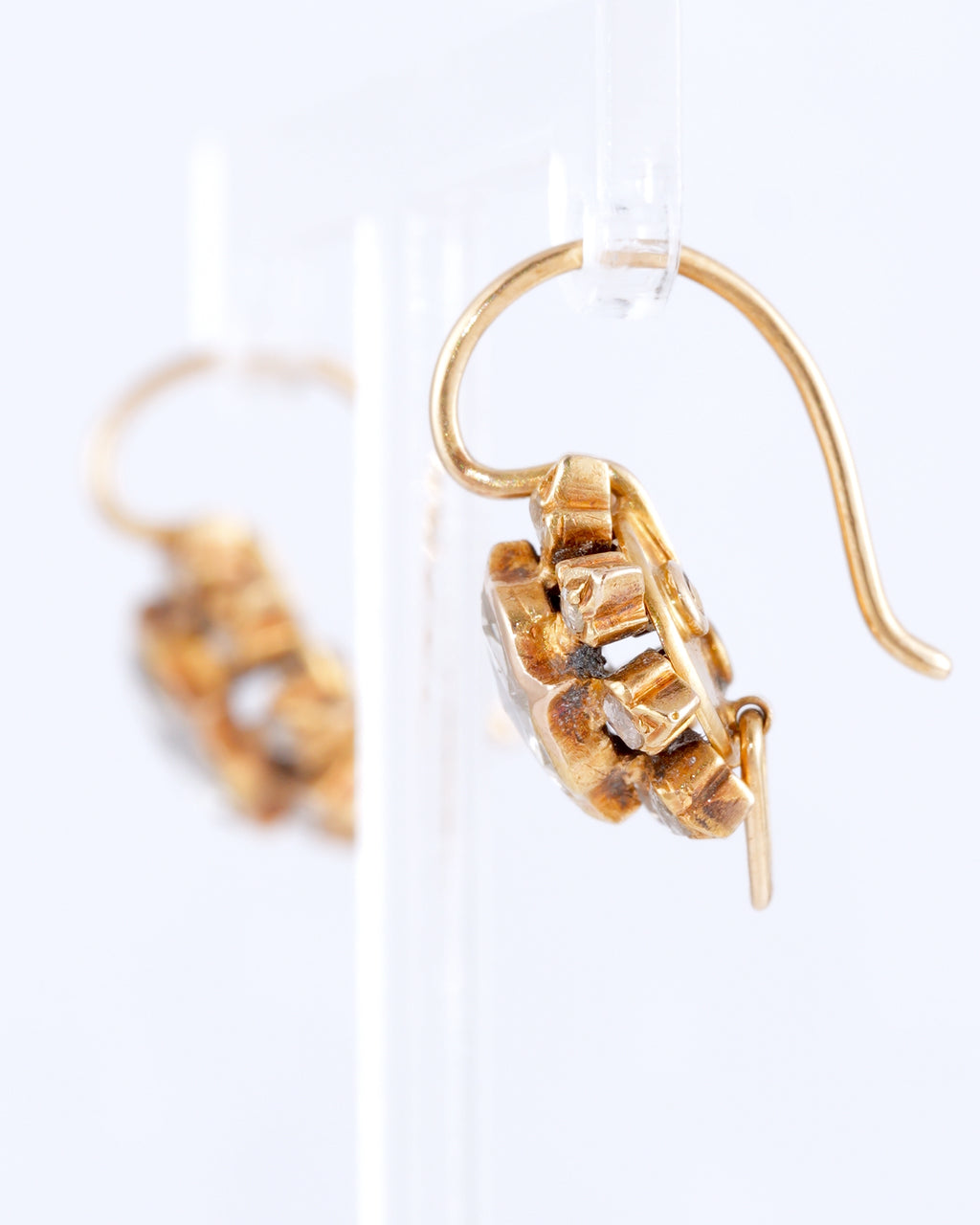 Exquisite and Museum-Quality Historical Drop Earrings in Antique Design
