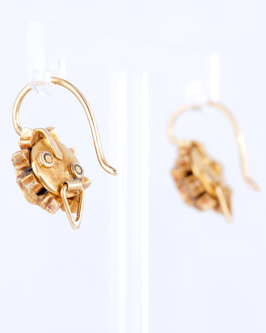 Exquisite and Museum-Quality Historical Drop Earrings in Antique Design