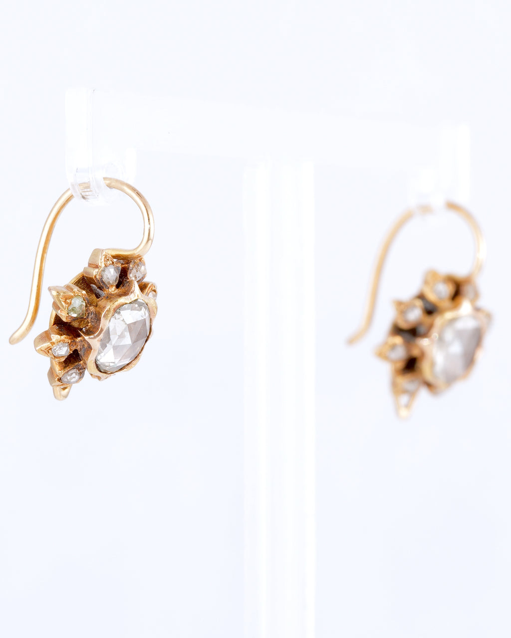 Exquisite and Museum-Quality Historical Drop Earrings in Antique Design