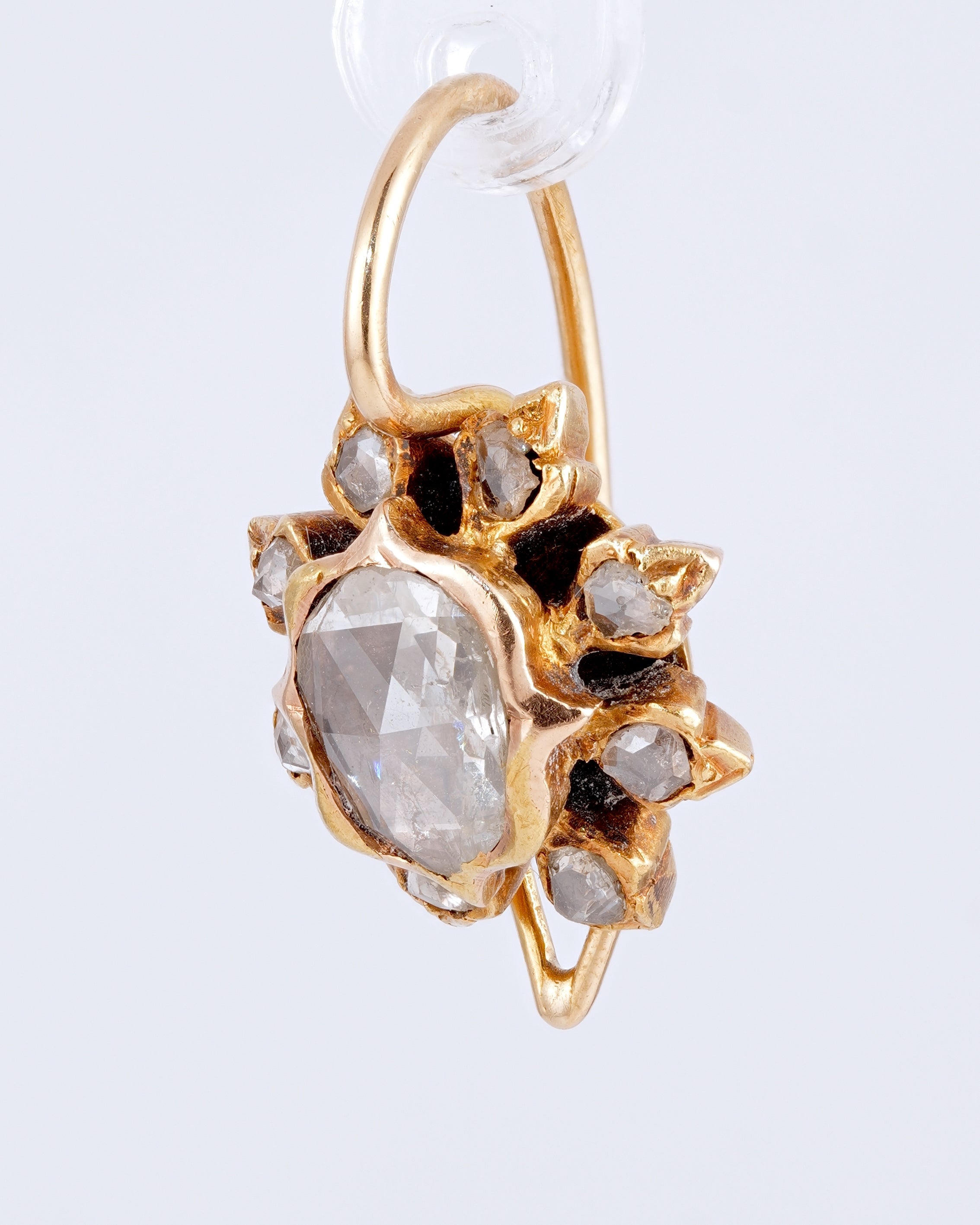 Exquisite and Museum-Quality Historical Drop Earrings in Antique Design
