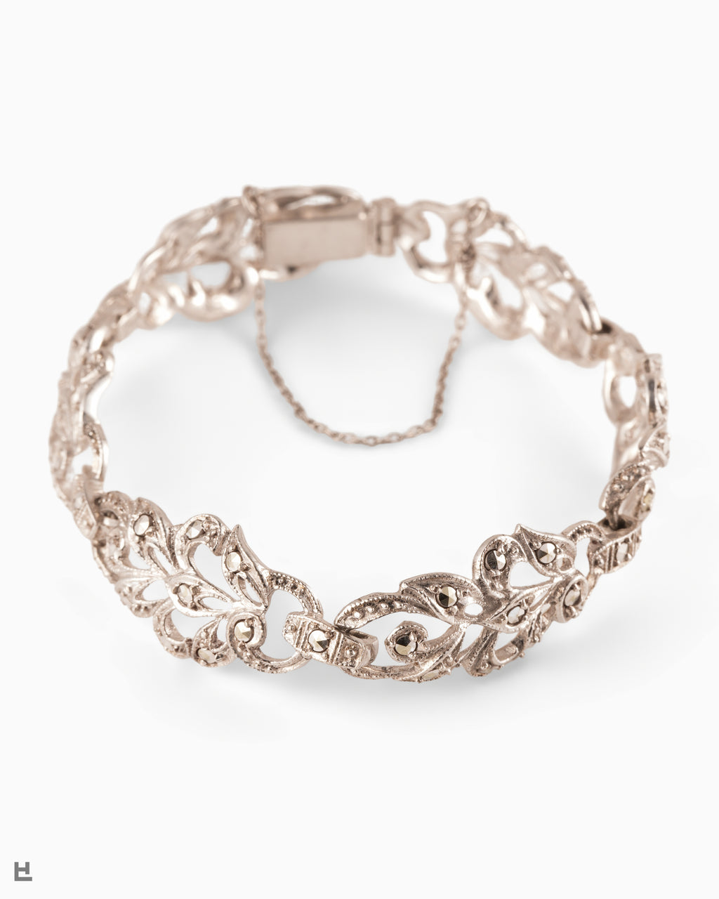 Magnifique Bracelet Vintage au Style Art Nouveau Floral et Romantique
