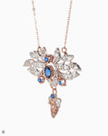 Antique Victorian Collar with Sapphires and Natural Diamonds